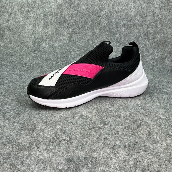 Champion® Juke Adult Size 9 Black Pink Fabric Slip-On Athletic Sneakers Womens - Picture 14 of 16